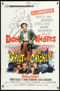 1b1222 GHOST & MR. CHICKEN 1sh 1966 Don Knotts, you'll be scared til you laugh yourself silly!