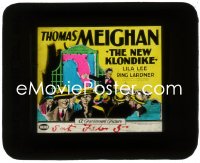 1b0245 NEW KLONDIKE glass slide 1926 Thomas Meighan, Lila Lee, Ring Lardner baseball comedy!