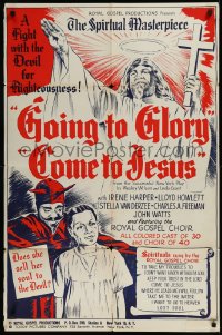 1b1226 GOING TO GLORY COME TO JESUS 1sh R1948 does a black girl sell her soul to the Devil!