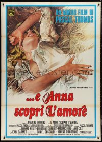 1b0797 DON'T CRY WITH YOUR MOUTH FULL Italian 1p 1975 Thomas's Pleure pas la Bouche Pleine!