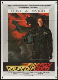 1b0802 FIREFOX Italian 1p 1982 cool C.D. de Mar art of the flying killing machine & Clint Eastwood!