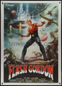 1b0804 FLASH GORDON Italian 1p 1980 different art of Sam Jones by Renato Casaro!