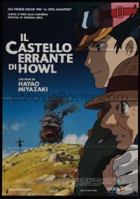 1b0817 HOWL'S MOVING CASTLE Italian 1p 2005 Hayao Miyazaki Japanese anime, Studio Ghibli, different!