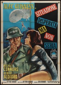 1b0849 SITUATION HOPELESS-BUT NOT SERIOUS Italian 1p 1966 Colizzi art of Alec Guinness!