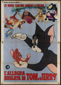 1b0927 L'ALLEGRA BRIGATA DI TOM E JERRY Italian 2p 1972 Hanna-Barbera cat & mouse cartoon image!