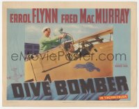 1b1952 DIVE BOMBER LC 1941 Michael Curtiz directed, Dick Wessel helps Fred MacMurray in plane!