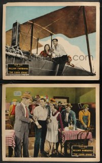 1b2171 DOWN GRADE 2 LCs 1927 William Fairbanks, Alice Calhoun in airplane & with cast, ultra rare!