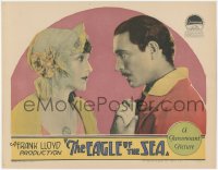 1b1953 EAGLE OF THE SEA LC 1926 c/u of Florence Vidor & Ricardo Cortez as Jean Lafitte, ultra rare!