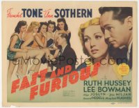 1b1792 FAST & FURIOUS TC 1939 Franchot Tone & Ann Sothern in Busby Berkeley mystery comedy!