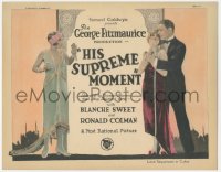 1b1805 HIS SUPREME MOMENT TC 1925 Blanche Sweet poses as Ronald Colman's sister in South America!