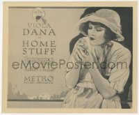 1b1808 HOME STUFF TC 1921 great image of farm girl Viola Dana holding baby chicken, ultra rare!