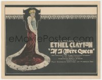 1b1814 IF I WERE QUEEN TC 1922 pretty Ethel Clayton marries young Prince Warner Baxter, ultra rare!