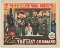 1b1985 LAST COMMAND LC 1928 Emil Jannings & men toast Evelyn Brent, Josef von Sternberg, very rare!