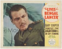 1b1988 LIVES OF A BENGAL LANCER LC 1935 wonderful close up of dapper British Gary Cooper in uniform!