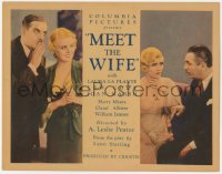 1b1849 MEET THE WIFE TC 1931 Laura La Plante, Lew Cody & Joan Marsh in love triangle, ultra rare!