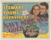 1b1852 NAVY BLUE & GOLD TC R1941 cadets James Stewart & Robert Young, Florence Rice, ultra rare!