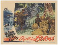 1b2005 OBJECTIVE BURMA LC 1945 Errol Flynn leading World War II commandos in Asia, Raoul Walsh!