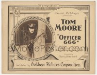 1b1855 OFFICER 666 TC 1920 Tom Moore impersonates a cop to stop crooks & win a girl, ultra rare!