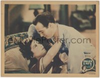 1b2012 PAGAN LADY LC 1931 c/u of Evelyn Brent resisting Conrad Nagel's advances, ultra rare!