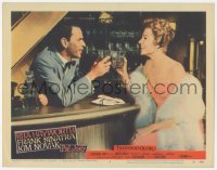 1b2014 PAL JOEY LC #3 1957 close up of Frank Sinatra toasting with sexy Rita Hayworth at bar!