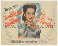 1b1864 PRINCESS O'ROURKE TC 1943 great smiling portrait of pretty Olivia de Havilland!