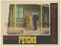 1b2032 PSYCHO LC #8 1960 Alfred Hitchcock classic, Vera Miles & John Gavin search the Bates Motel!