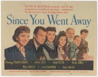 1b1877 SINCE YOU WENT AWAY TC 1944 Joseph Cotten, Claudette Colbert!, Jennifer Jones, Shirley Temple