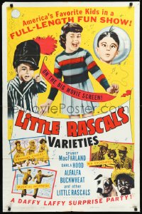 1b1282 LITTLE RASCALS VARIETIES 1sh 1959 George 'Spanky' MacFarland, Darla Hood, Alfalfa!