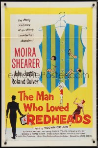 1b1301 MAN WHO LOVED REDHEADS 1sh 1955 Moira Shearer, John Justin & Roland Culver!