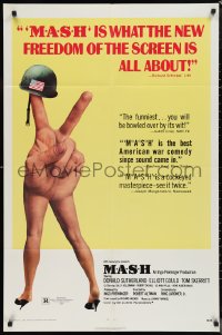 1b1305 MASH 1sh 1970 Elliott Gould, Korean War classic directed by Robert Altman!