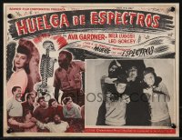 1b0148 GHOSTS ON THE LOOSE Mexican LC R1940s Bela Lugosi, East Side Kids, cool monster border art!