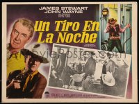 1b0156 MAN WHO SHOT LIBERTY VALANCE Mexican LC 1962 John Wayne, James Stewart, great border montage!