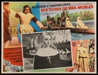 1b0162 NUN'S STORY Mexican LC 1959 best close portrait of religious missionary Audrey Hepburn!