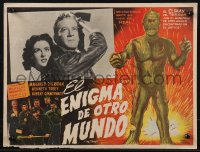 1b0168 THING Mexican LC R1960 Howard Hawks classic, Tobey, Sheridan, Tinoco monster border art!