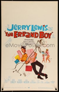 1b1527 ERRAND BOY WC 1962 Jerry Lewis breaks up Hollywood inside-out & funny-side up!