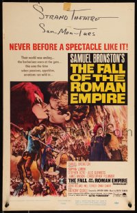 1b1531 FALL OF THE ROMAN EMPIRE WC 1964 Anthony Mann, Sophia Loren, different montage of top cast!