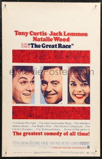 1b1560 GREAT RACE WC 1965 Blake Edwards, headshots of Tony Curtis, Jack Lemmon & Natalie Wood!