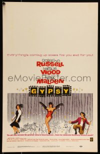 1b1565 GYPSY WC 1962 sexy Natalie Wood as Gypsy Rose Lee, Rosalind Russell & Karl Malden!