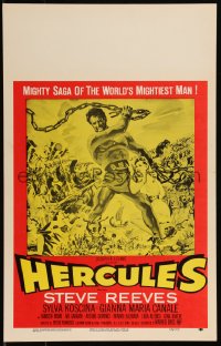 1b1574 HERCULES WC 1959 great artwork of the world's mightiest man Steve Reeves!