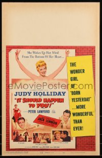 1b1591 IT SHOULD HAPPEN TO YOU WC 1954 Judy Holliday, Peter Lawford, Jack Lemmon in his first role!