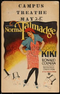 1b1597 KIKI WC 1926 Norma Talmadge makes a hit with handsome theatrical manager Ronald Colman, rare!