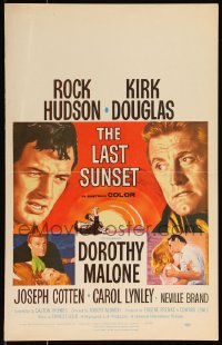 1b1608 LAST SUNSET WC 1961 Rock Hudson, Kirk Douglas, Dorothy Malone, directed by Robert Aldrich!