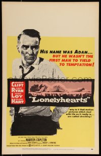 1b1617 LONELYHEARTS WC 1959 guilt-ridden Montgomery Clift, from Nathaniel West's depressing novel!