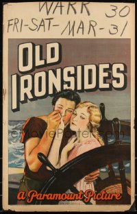 1b1650 OLD IRONSIDES WC 1926 different art of Charles Farrell & Esther Ralston on ship, ultra rare!