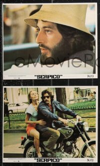 1b2453 SERPICO 8 8x10 mini LCs 1974 Al Pacino, Sidney Lumet crime classic!