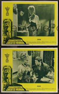 1b2140 FRANKENSTEIN CREATED WOMAN 6 LCs 1967 Peter Cushing, Susan Denberg had the soul of the Devil!