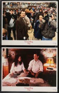 1b2136 GROUNDHOG DAY 7 LCs 1993 Bill Murray, Andie MacDowell, directed by Harold Ramis!