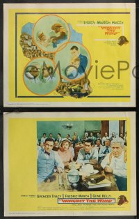 1b2104 INHERIT THE WIND 8 LCs 1960 Spencer Tracy as Darrow, Fredric March, Scopes trial!