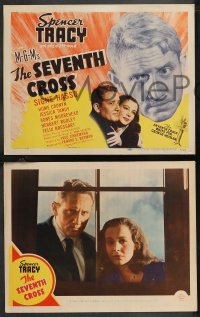 1b2120 SEVENTH CROSS 8 LCs 1944 cool images of Spencer Tracy, Signe Hasso, Cronyn, Guilfoyle!