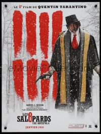 1c0530 HATEFUL EIGHT teaser French 16x21 2016 Jackson is Major Marquis Warren, The Bounty Hunter!